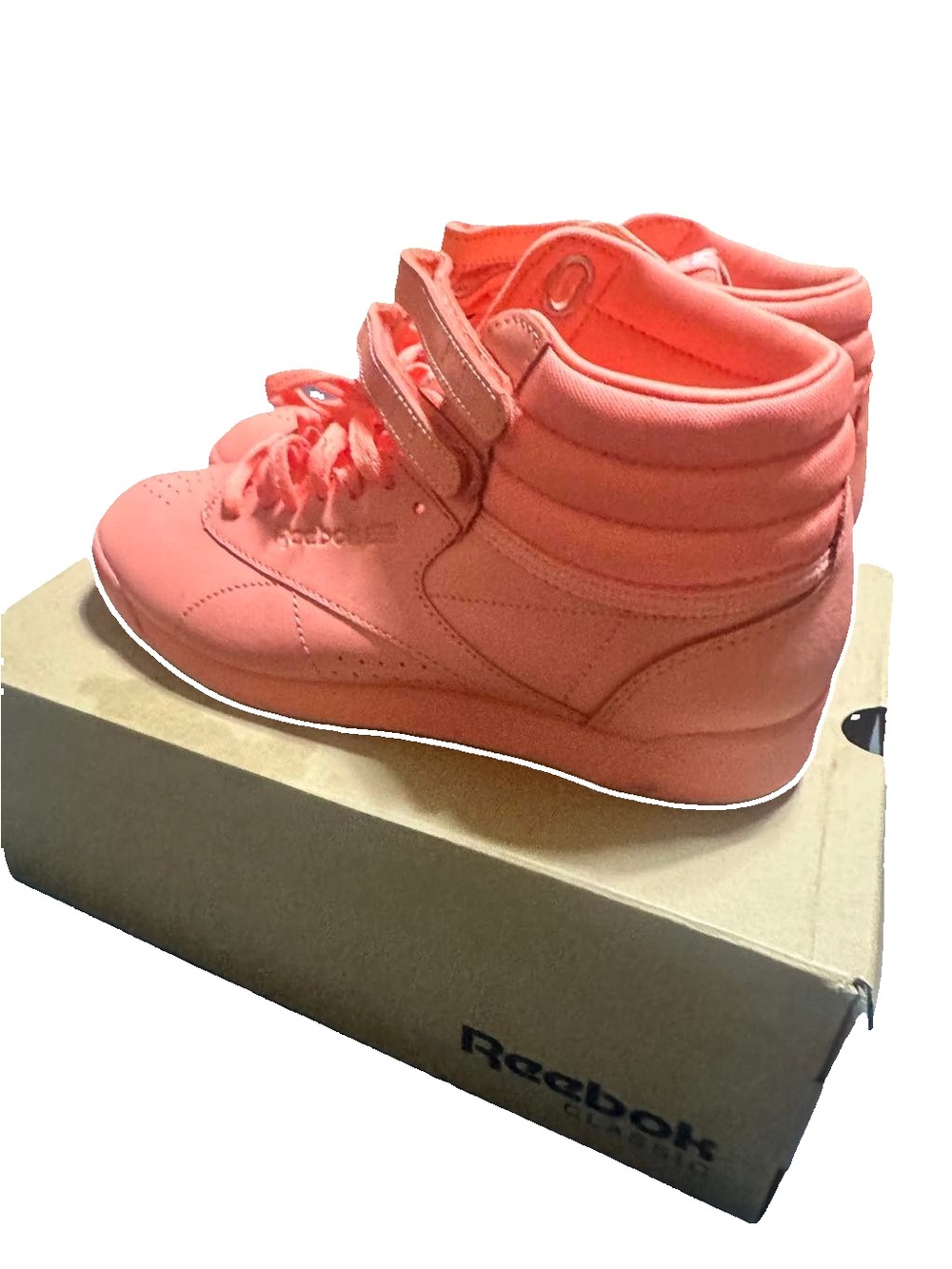 Women's Reebok Freestyle Hi Shoes - Picture 2 of 3